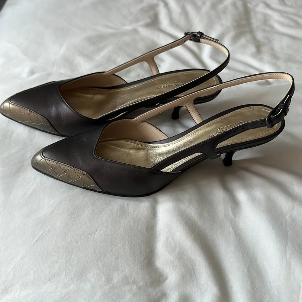 Bottega Veneta sling backs - Picture 2 of 7